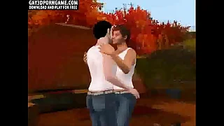 3D mock hunk property fucked hard to the fullest extent a finally camping